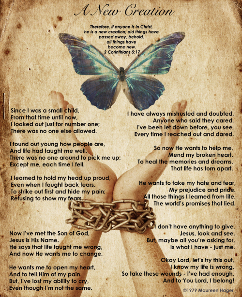 A New Creation Poem