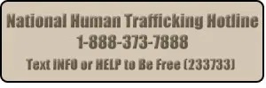 national human trafficking hotline